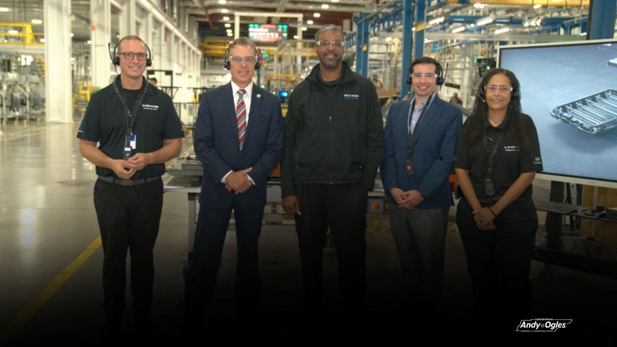 Rep. Ogles Hosts Acting Labor Secretary Keith Sonderling in Maury County to Highlight Local Manufacturing