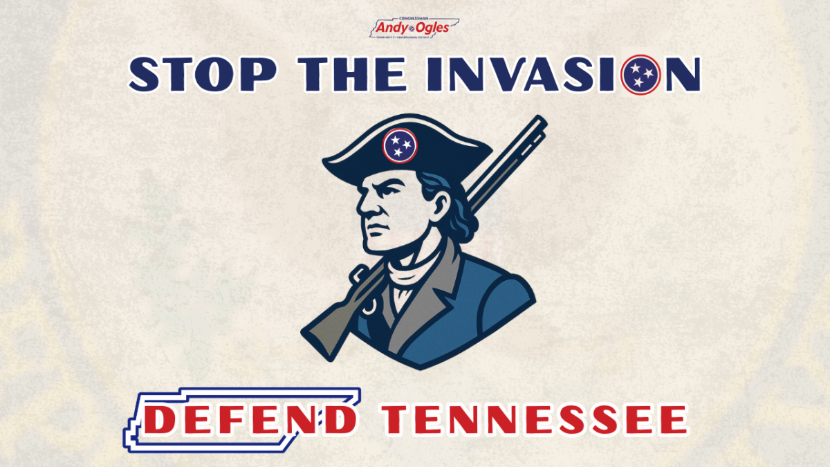 OGLES LEADS “STOP THE INVASION” PRESS CONFERENCE AT TENNESSEE STATE CAPITOL