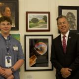 Rep. Ogles And 2023 Art Competition Winner Luke Campbell 
