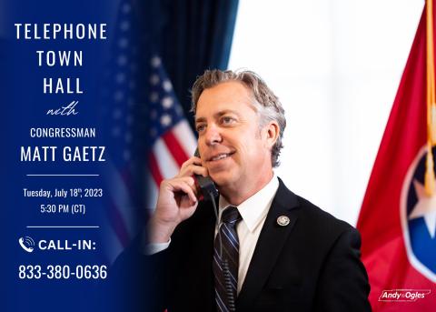 Congressman Ogles Hosts Tele Town Hall